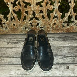 Allen Edmonds Kirkwood navy blue boat shoes size 12